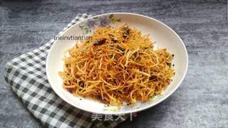 香酥土豆丝的做法步骤:14