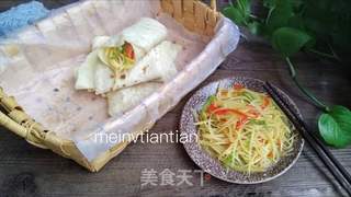 土豆丝卷饼的做法步骤:19
