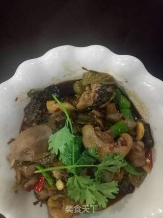 古法酸菜老鸭的做法步骤:15