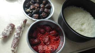 荷叶糯米鸡的做法步骤:4