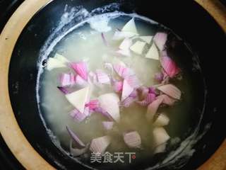 荷花粥的做法步骤:7