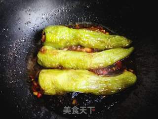 青椒酿肉的做法步骤:12