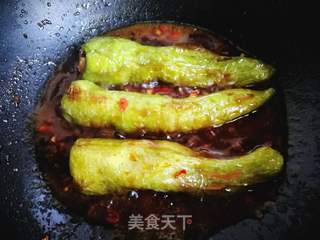 青椒酿肉的做法步骤:13