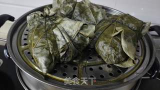 荷叶糯米鸡的做法步骤:13
