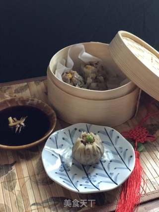 腊味香菇糯米烧麦的做法步骤:27