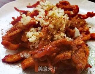 香辣鱿鱼丝的做法步骤:3