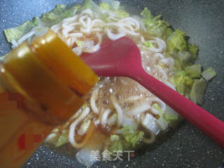 鹌鹑蛋娃娃菜乌冬面的做法步骤：4