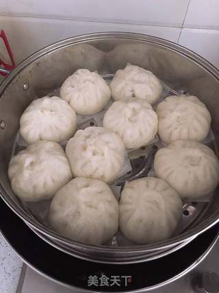 香菇猪肉包的做法步骤:11