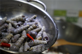 酱香菜脯长螺的做法步骤:4