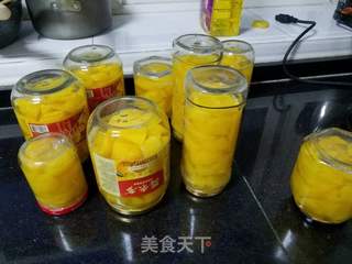 黄桃罐头的做法步骤:7