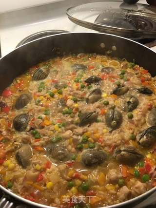 西班牙海鲜烩饭的做法步骤:11