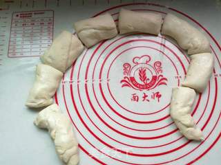 发面红糖黑芝麻花生饼的做法步骤:6