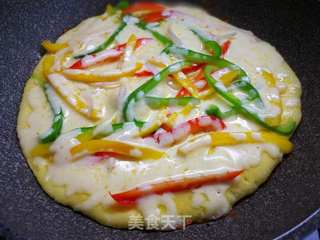 鸡蛋披萨饼的做法步骤:9