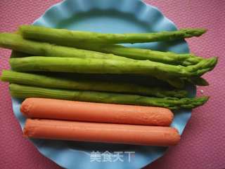 芦笋厚蛋烧的做法步骤:3