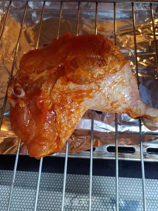 奥尔良烤鸡腿的做法步骤:7