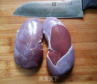 豆豉辣酱爆腰花的做法步骤:3