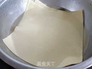早餐改良豆皮的做法步骤:3