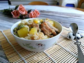 排骨焖饭的做法步骤:6