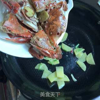 香辣泰式咖喱蟹的做法步骤:7