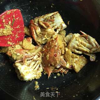 香辣泰式咖喱蟹的做法步骤:11
