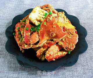 香辣泰式咖喱蟹的做法步骤:12