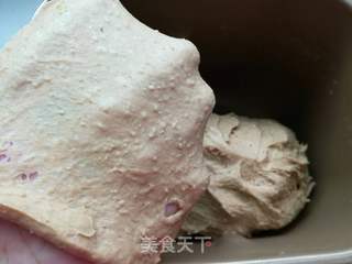 红糖燕麦葡萄干面包的做法步骤:5