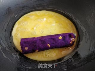 早餐紫薯鸡蛋卷的做法步骤：6