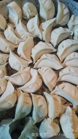 冬瓜馅水煎饺的做法步骤:10
