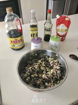 芦笋木耳虾仁水饺(完整版)的做法步骤:10
