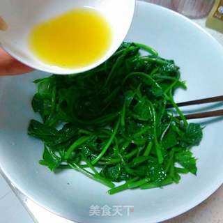 泡菜水拌红薯苗的做法步骤:9