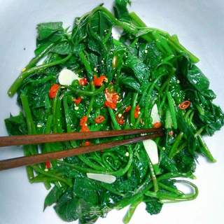 泡菜水拌红薯苗的做法步骤:10