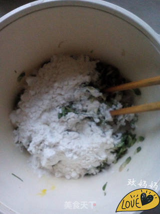 槐花饼的做法步骤:5