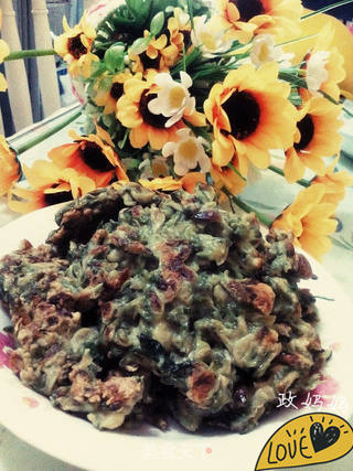 槐花饼的做法步骤:9