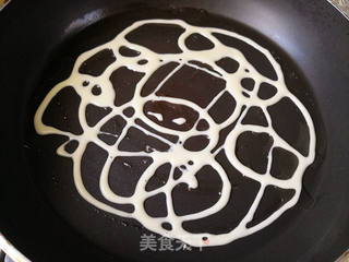 蕾丝鸡蛋饼的做法步骤:6