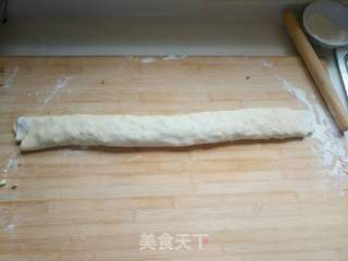 葱花火腿花卷的做法步骤:8