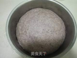 奶香黑米面发糕的做法步骤:4