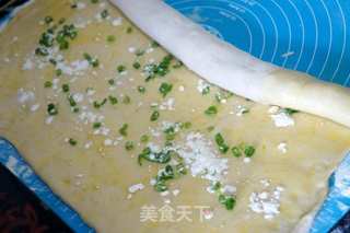 葱香花卷的做法步骤:6