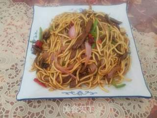 牛肉炒粉的做法步骤：9