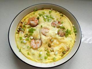 豆腐虾仁鸡蛋羹的做法步骤：8