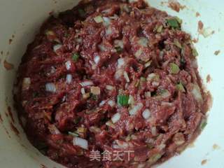 牛肉包的做法步骤:4