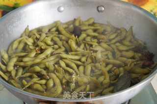 五香毛豆的做法步骤:6