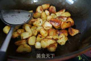香煎土豆块的做法步骤:4