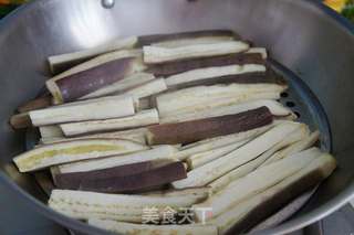 蒜香拌茄条的做法步骤:4