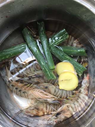 “鲜虾”基围虾蒸蛋的做法步骤:10