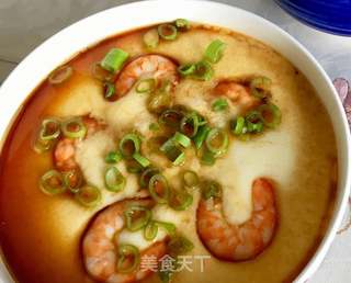 “鲜虾”基围虾蒸蛋的做法步骤:19