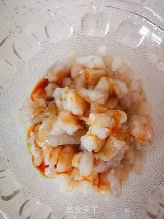 #鲜虾#三鲜水饺的做法步骤:3