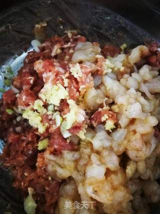 #鲜虾#三鲜水饺的做法步骤:6