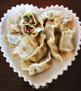 #鲜虾#三鲜水饺的做法步骤:9