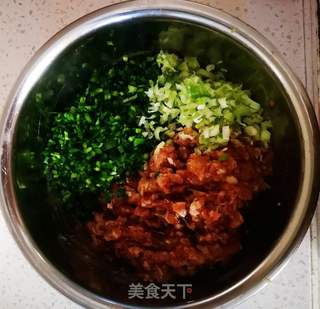 #鲜虾#三鲜水饺的做法步骤:7