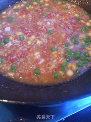 青豆虾仁燕麦粥的做法步骤:9